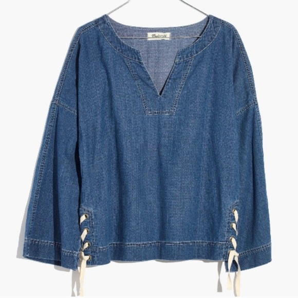 Madewell denim top - Picture 3 of 5